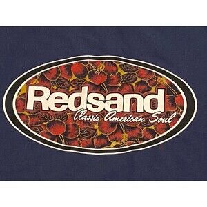 VTG 90s Redsand Faded Surf Skate Street Beach T-shirt Hit On Back USA Classic L